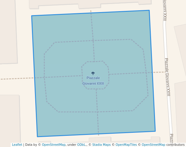 walking in Piazzale Giovanni XXIII map in Pompei