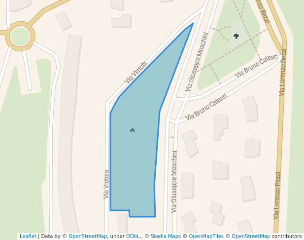 walking in Parco Alessandro Ceccarelli map in Fiumicino