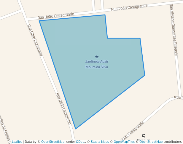 walking in Jardinete Adair Moura da Silva map in Curitiba
