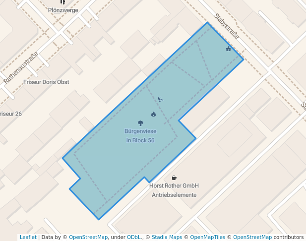 Bürgerwiese in Block 56