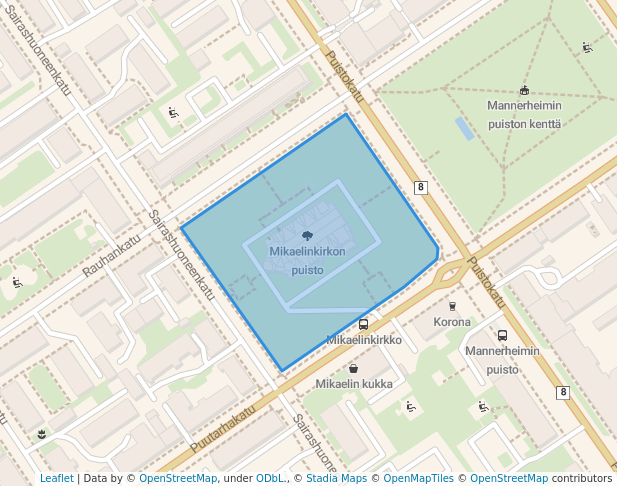 Mikaelinkirkon puisto