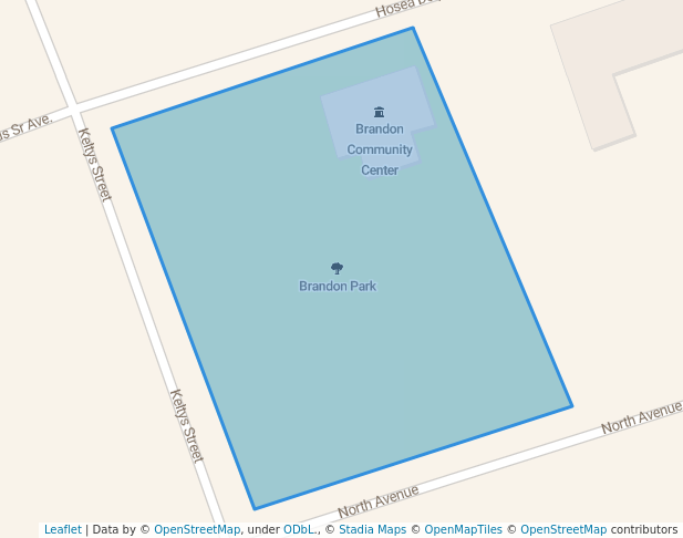 walking in Brandon Park map in Lufkin