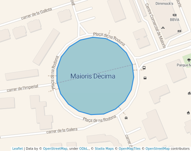 Plaça na Rodona in Llucmajor | Map and Routes