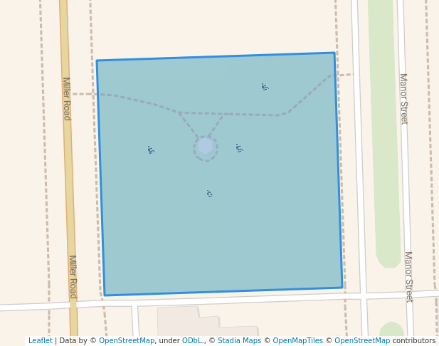 walking in Arther Basse Park map in Dearborn