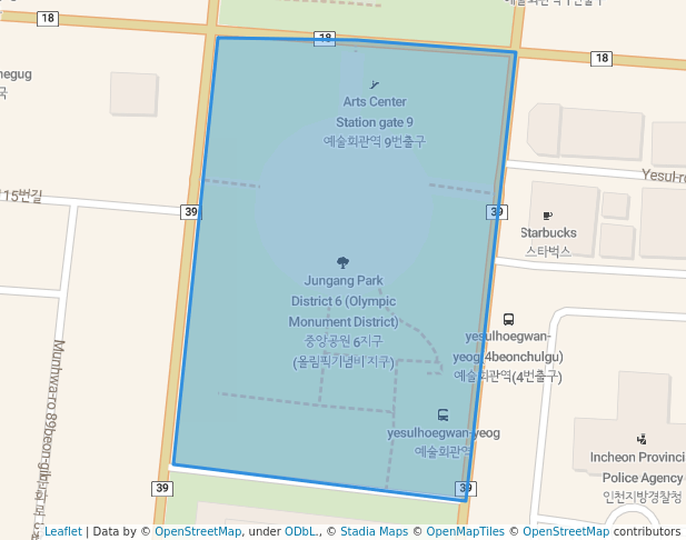 Jungang Park District 6 (Olympic Monument District)