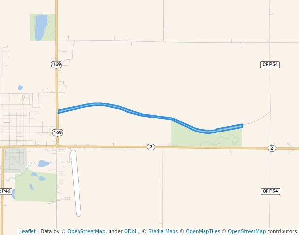 walking in The Ringgold Trailway map in Mount Ayr