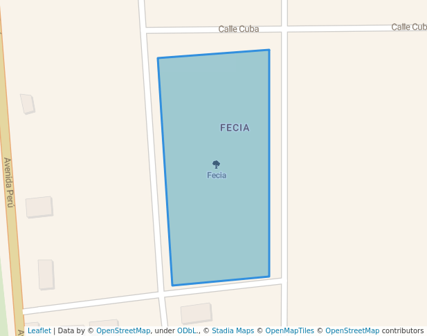 walking in Fecia map in Arequipa