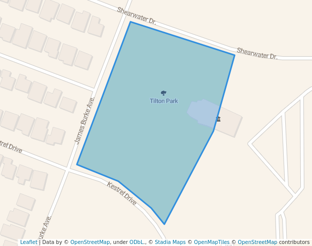 walking in Tilton Park map in Patterson