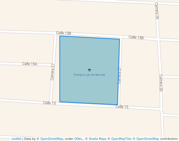 walking in Parque Las Américas map in Palmira