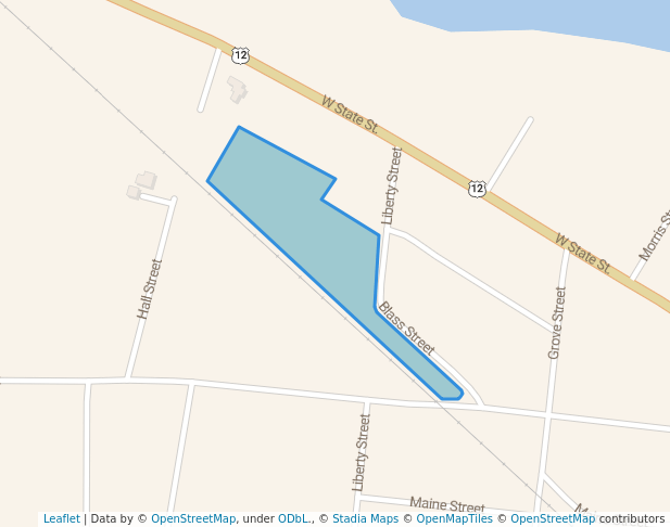 walking in Marachowsky's Park map in Mauston