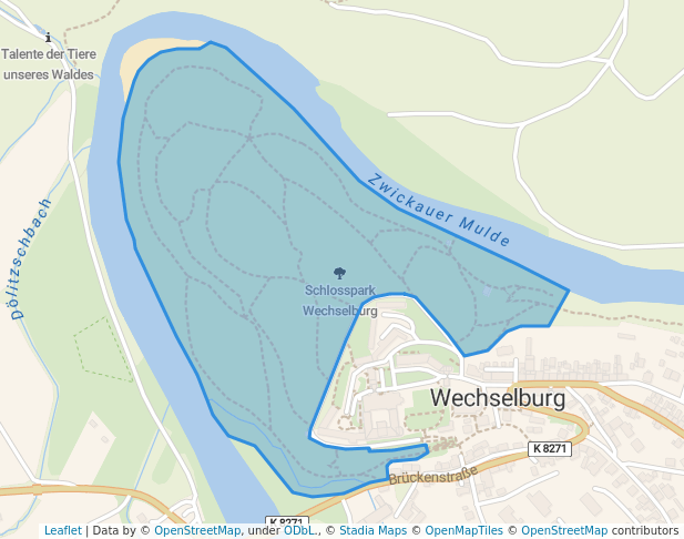 Schlosspark Wechselburg