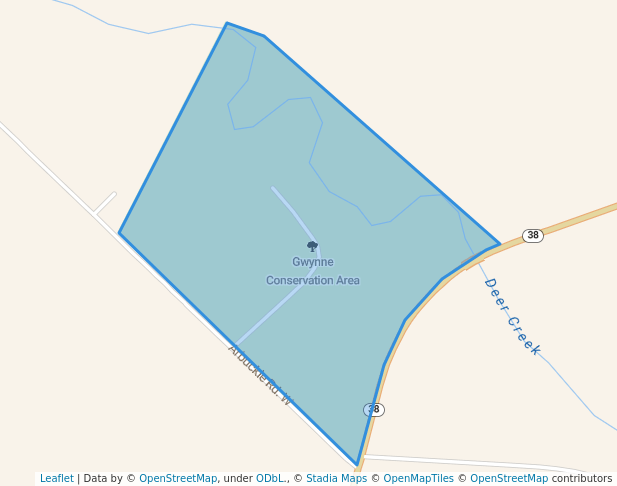 walking in Gwynne Conservation Area map in London