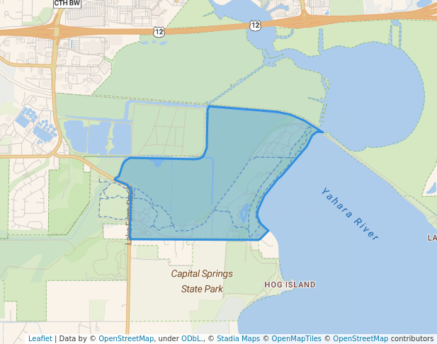 Capital Springs State Recreation Area- Lake Farm County Park Unit
