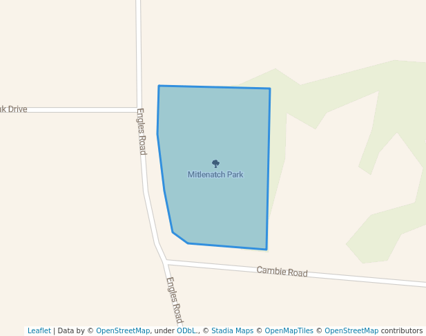 walking in Mitlenatch Park map in Campbell River