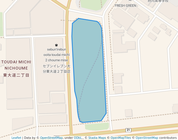 大分駅前　いこいの道