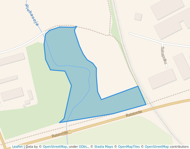 Piuhanojanpuisto in Raisio | Map and Routes