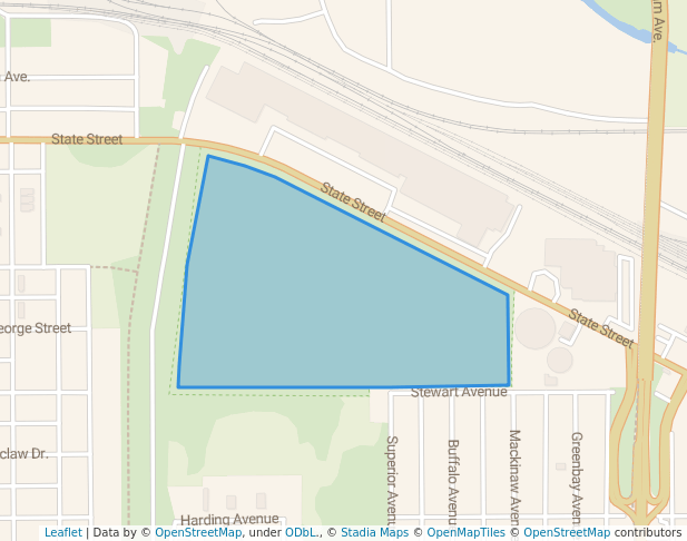 walking in Calumet City Prairie Nature Preserve map in Calumet City