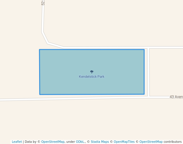 walking in Kendelstick Park map in Saint Paul