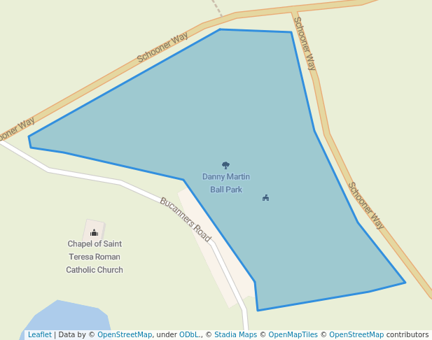 walking in Danny Martin Ball Park map in Pender Island