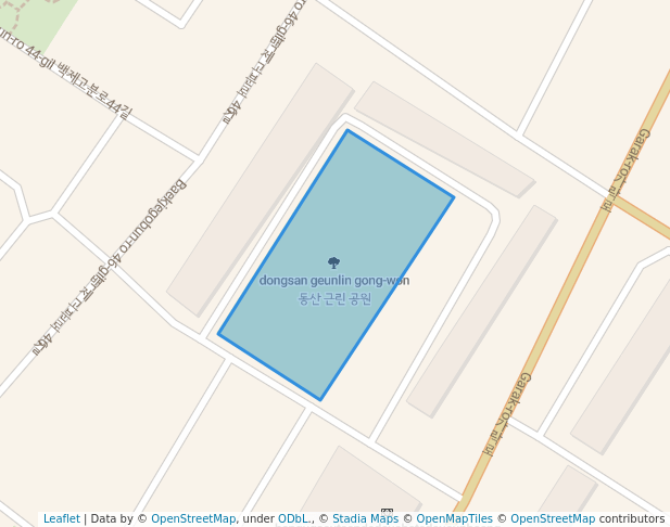 동산 근린 공원