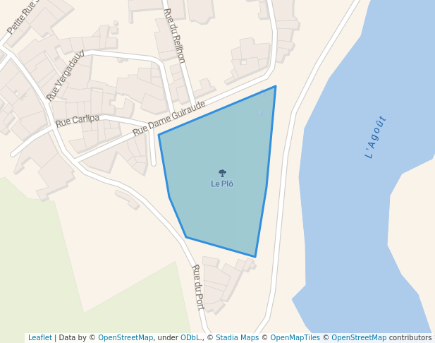 walking in Le Plô map in Lavaur