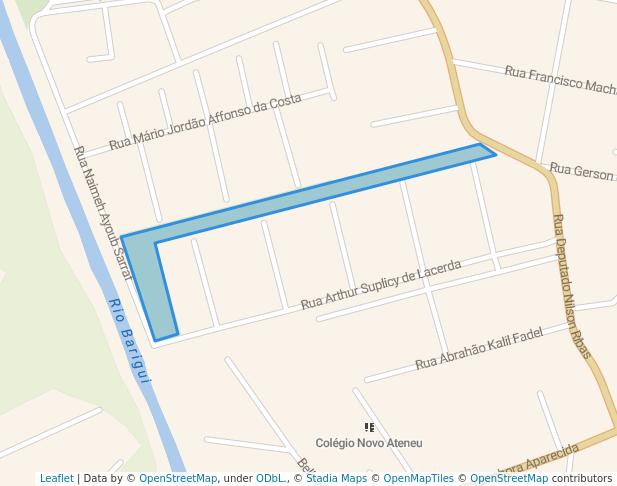 walking in Praça Amur R G Mattei map in Curitiba