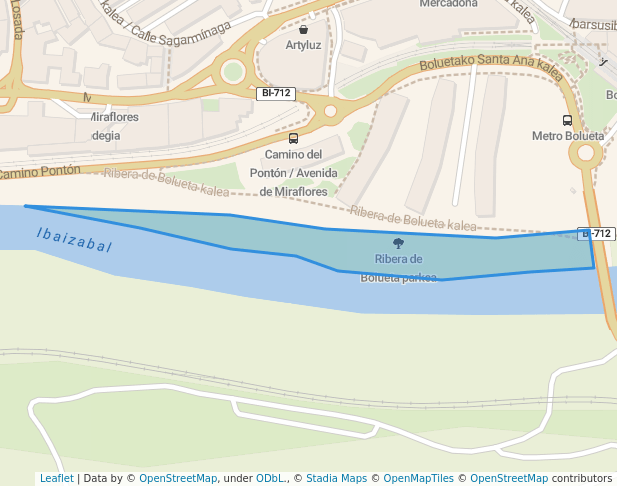 Ribera de Bolueta parkea