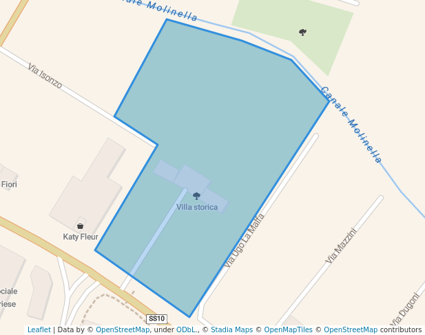 Villa storica in Castel D'ario | Map and Routes