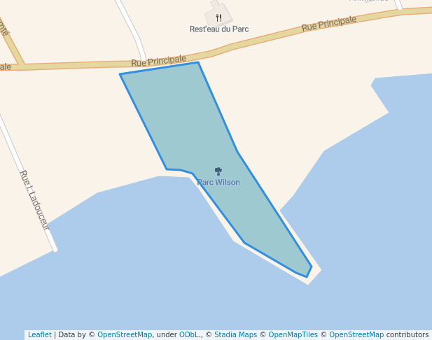 walking in Parc Wilson map in Les Coteaux