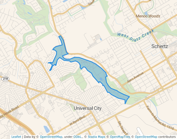 Universal City Cibolo Creek