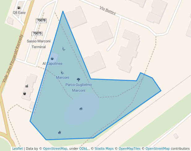 Parco Guglielmo Marconi in Sasso Marconi | Map and Routes