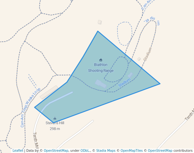 walking in Fort Kent Outdoor Center map in Fort Kent