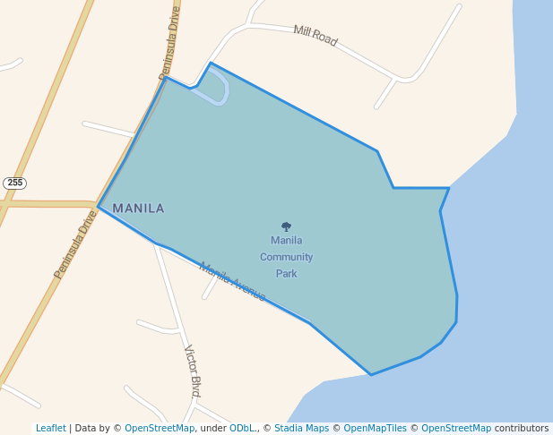 walking in Manila Community Park map in Arcata