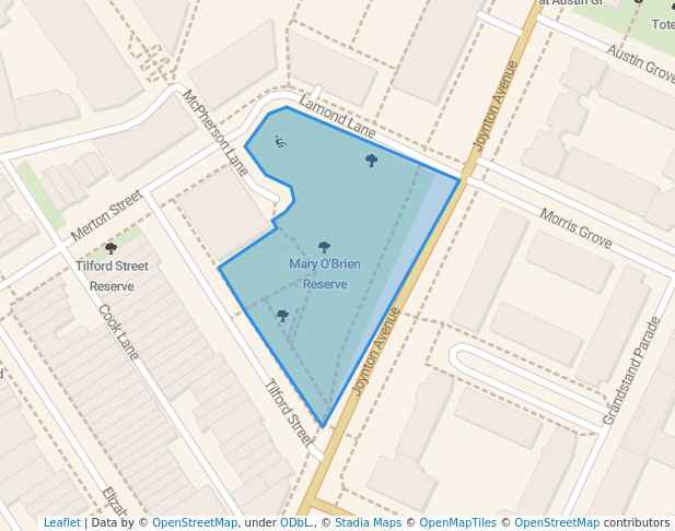 Mary O'Brien Reserve