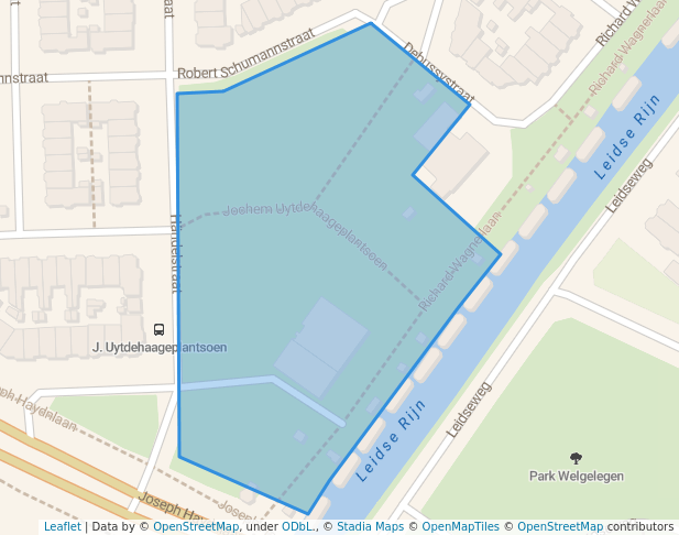 walking in Jochem Uytdehaageplantsoen map in Utrecht