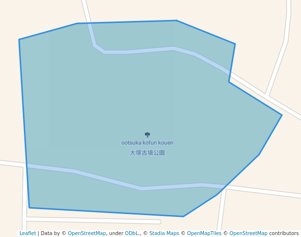 walking in 大塚古墳公園 map in Kakegawa