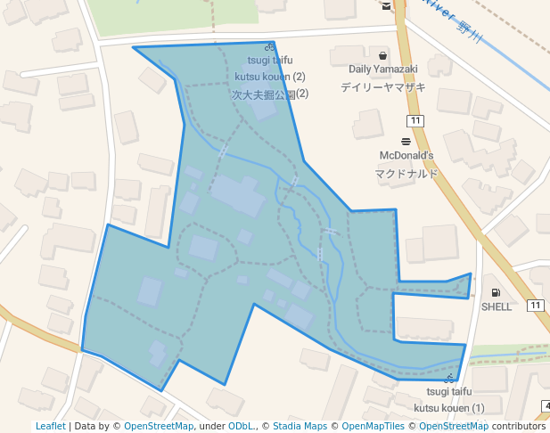 区立 次大夫堀公園