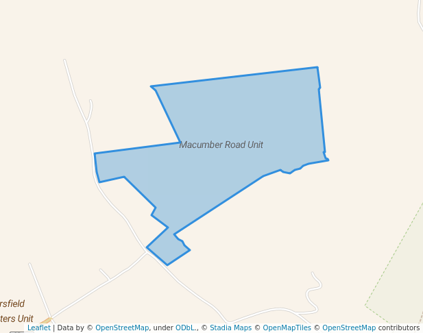 walking in Macumber Road Unit map in Prattsville