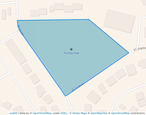 walking in The Day Park map in Rocky Mountain House