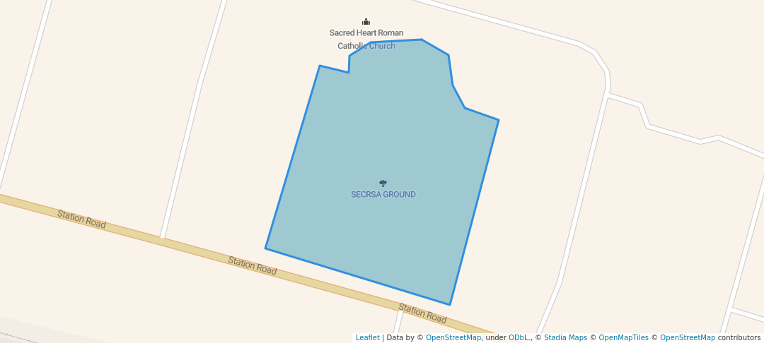 walking in SECRSA GROUND map in Bilaspur