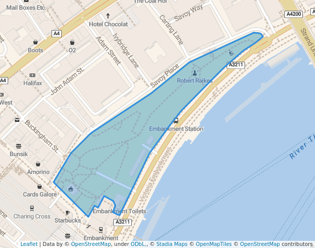 Victoria Embankment Gardens