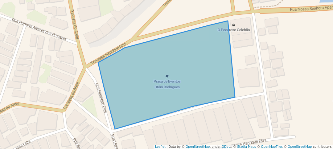 walking in Praça de Eventos Otóni Rodrigues map in Vitória de Santo Antão