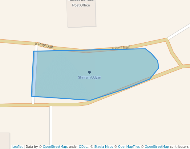 walking in Shriram Udyan map in Kolhapur