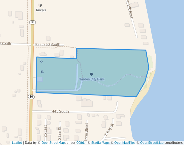 walking in Garden City Park map in Garden City