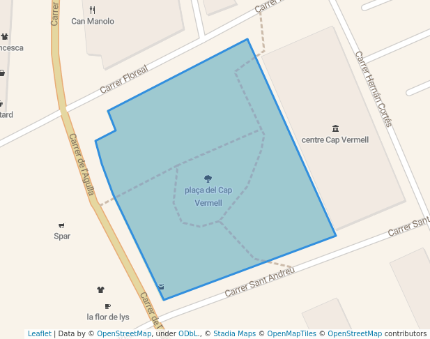 plaça del Cap Vermell