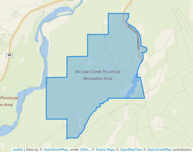 McLean Creek Provincial Recreation Area