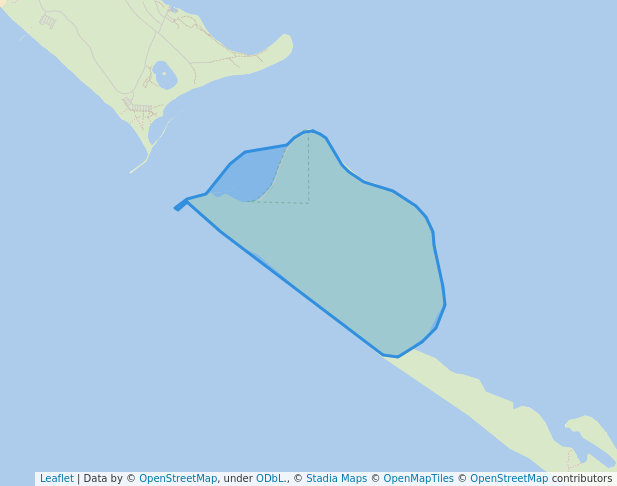 walking in Saint Andrews State Park map in Panama City