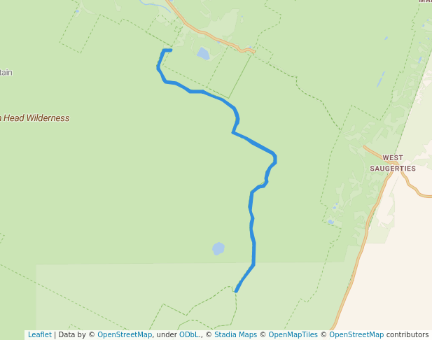 Overlook Turnpike Primitive Bicycle Corridor