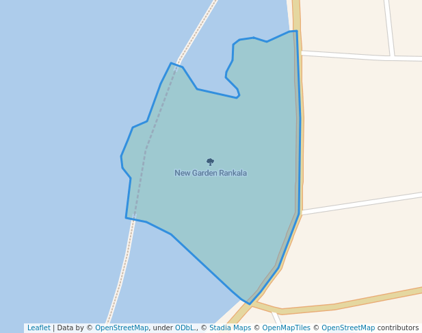 walking in New Garden Rankala map in Kolhapur