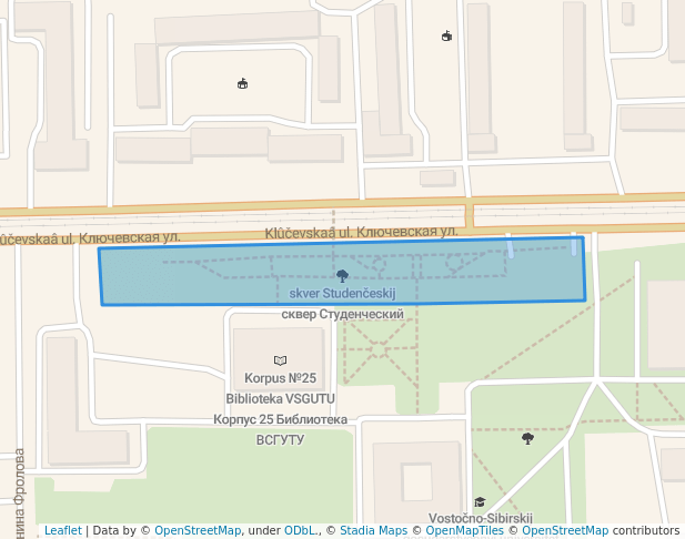 сквер Студенческий